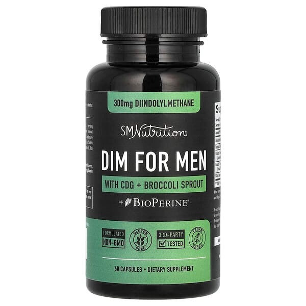 SMNutrition, DIM For Men, 300 mg, 60 Capsules