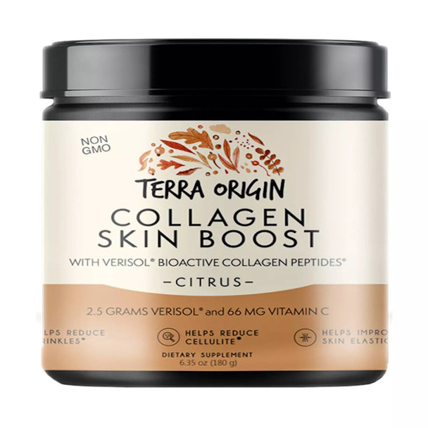 Terra Origin Collagen Skin Boost - Citrus - 6.35oz