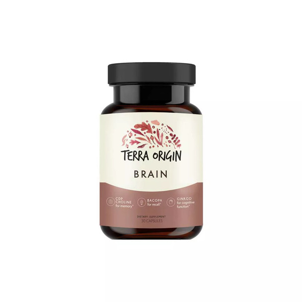 Terra Origin Improved Brain Function Recall and Retention Dietary Supplements - 30ct