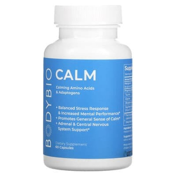 BodyBio, Calm, 60 Capsules