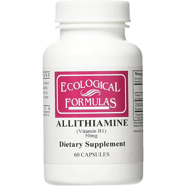 Ecological Formulas, Allithiamine B1 50mg, 60 Capsules