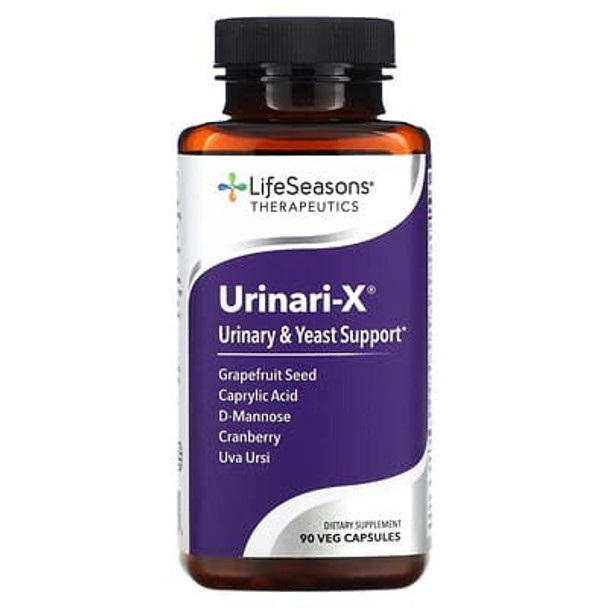 LifeSeasons, Urinari-X, Urinary & Yeast Support, 90 Veg Capsules LifeSeasons, Urinari-X, Urinary & Yeast Support, 90 Veg Capsules