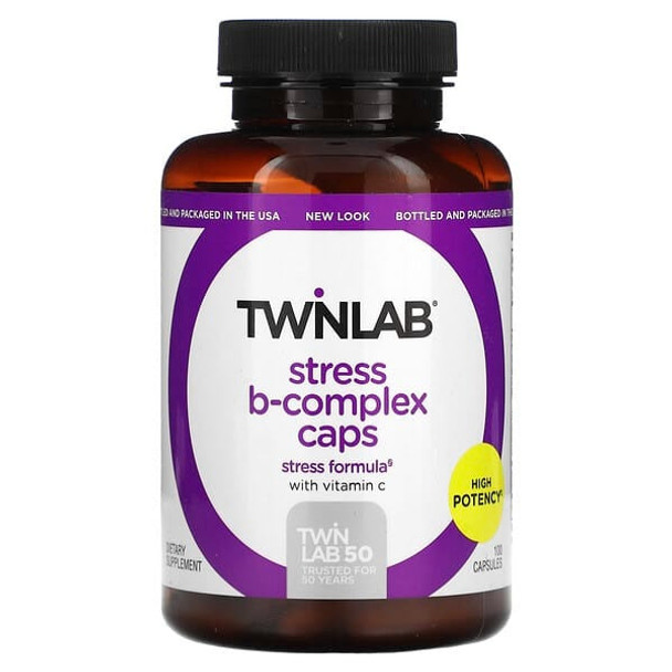 Twinlab, Stress B-Complex Caps, 100 Capsules Twinlab, Stress B-Complex Caps, 100 Capsules
