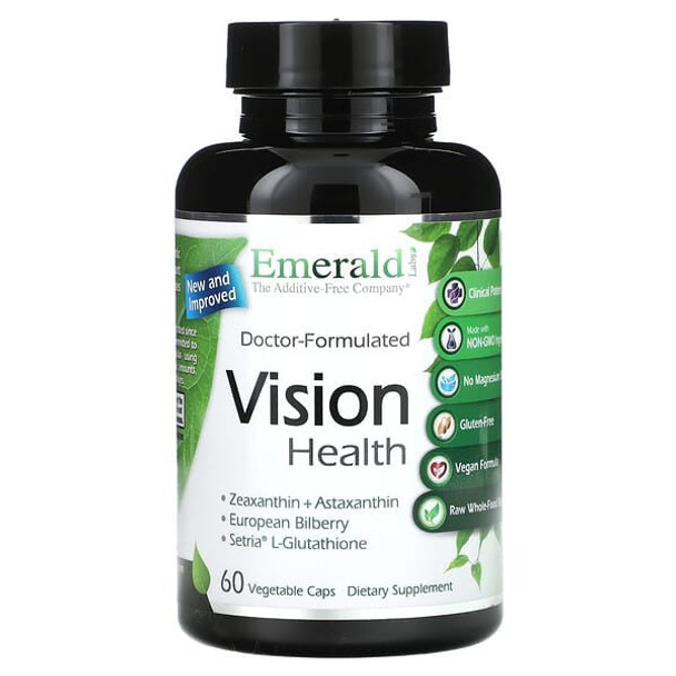 Emerald Laboratories, Vision Health, 60 Vegetable Caps Emerald Laboratories, Vision Health, 60 Vegetable Caps
