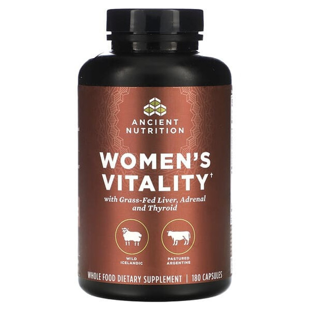 Ancient Nutrition, Women's Vitality, 180 Capsules