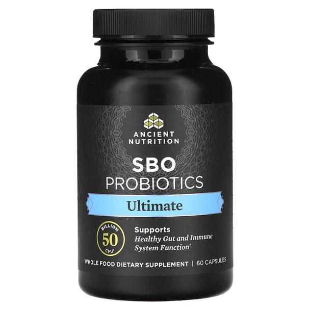 Ancient Nutrition, SBO Probiotics, Ultimate, 50 Billion CFU, 60 Capsules