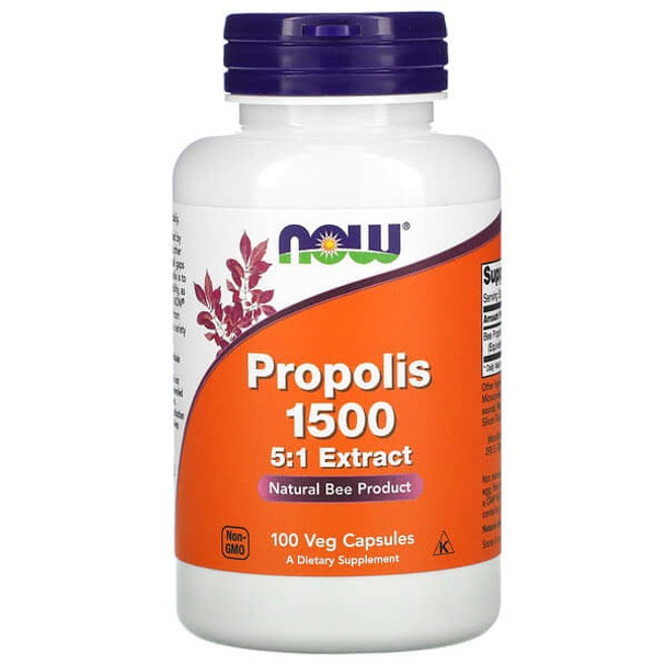 NOW Foods, Propolis 1500, 100 Veg Capsules