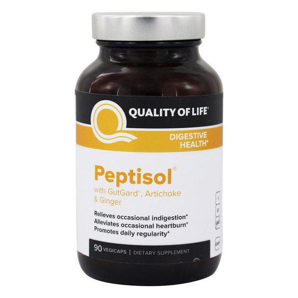 Peptisol Digestive Health Support - 90 Vegetable Capsules