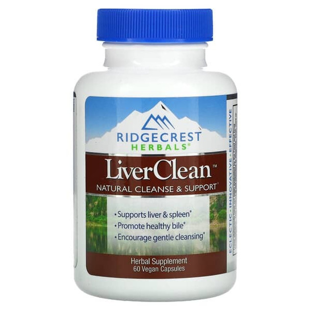 RidgeCrest Herbals, LiverClean, 60 Vegan Capsules RidgeCrest Herbals, LiverClean, 60 Vegan Capsules