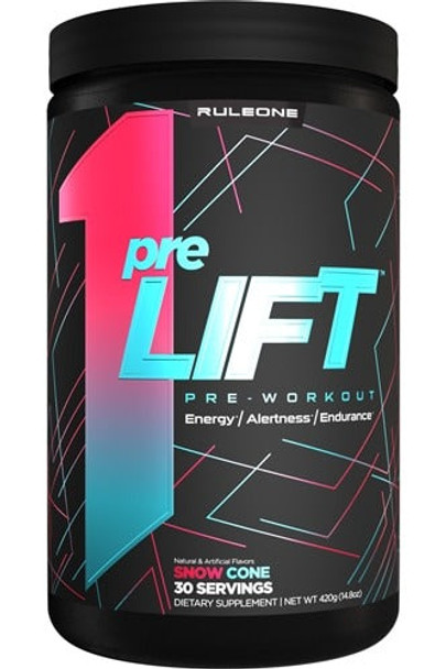 Rule One Proteins R1 Prelift Snow Cone -- 30 Servings - 14.8 oz