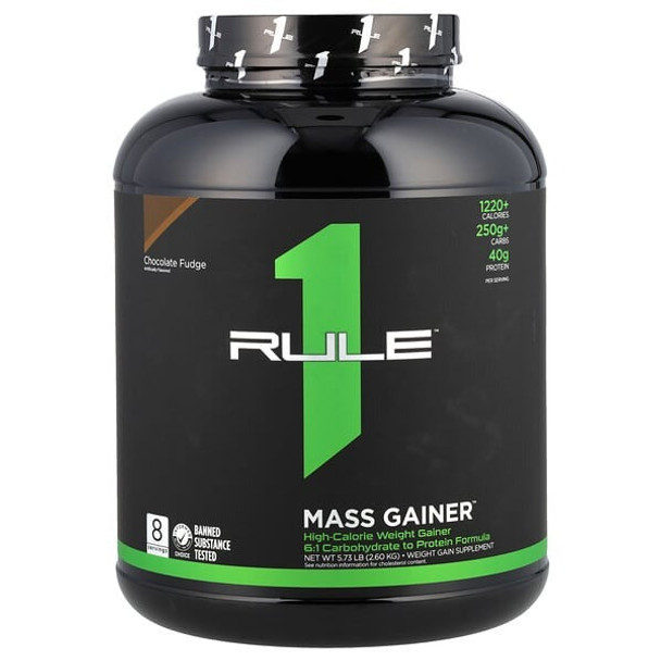 Rule One Proteins, Mass Gainer, Chocolate Fudge, 5.73 lbs (2.60 kg)