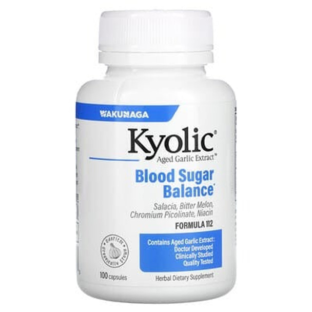 kyolic blood sugar balance, Aged Garlic Extract, 100 Capsules