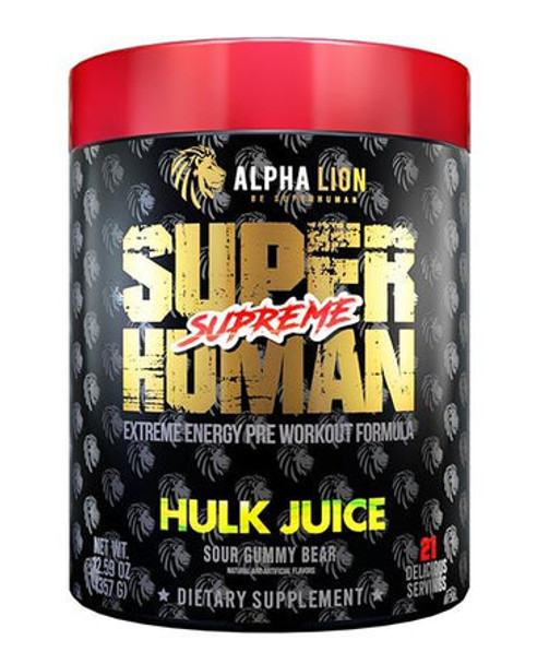 ALPHA LION SUPERHUMAN SUPREME PRE-WORKOUT HULK JUICE - 21 SERVINGS