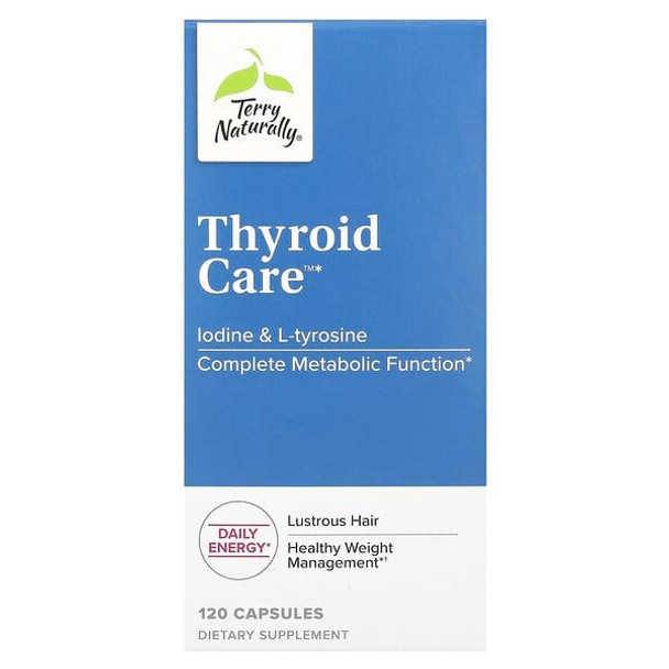 Terry Naturally, Thyroid Care, 120 Capsules