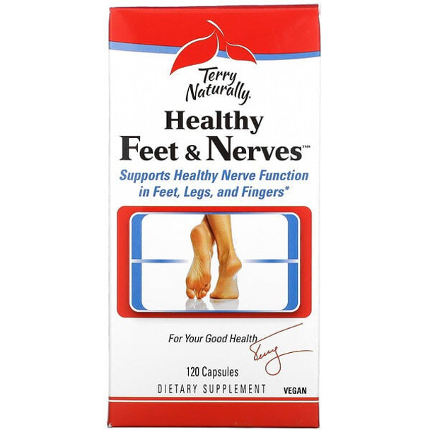 Terry Naturally, Healthy Feet & Nerves, 120 Capsules