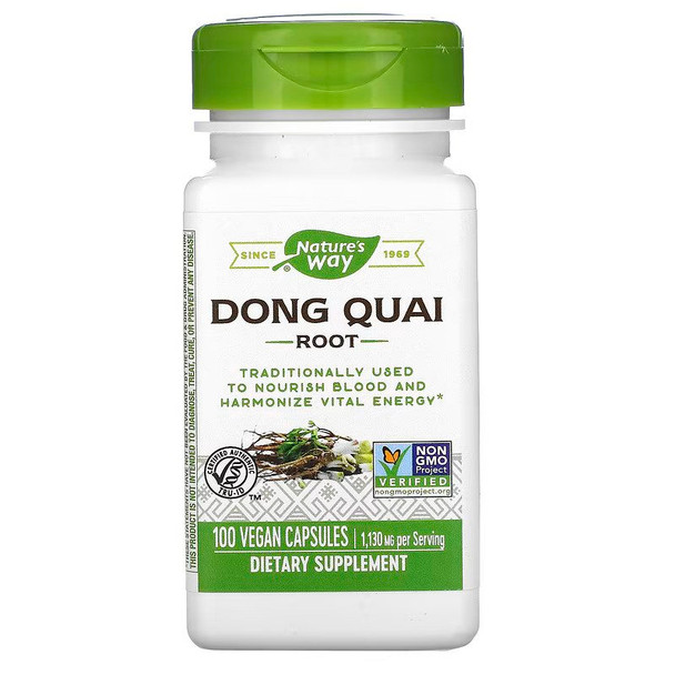 Nature's Way, Dong Quai Root, 565 mg, 100 Vegan Capsules