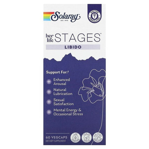 Solaray, Her Life Stages, Libido , 60 VegCaps