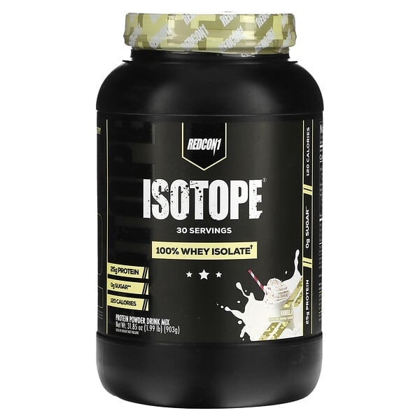 redcon1 isotope protein, Redcon1 Isotope, Redcon1 Isotope Protein, Powder Drink Mix, Vanilla, 1.99 lbs (903 g)