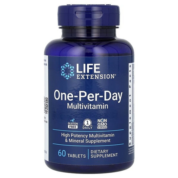 Life Extension, One-Per-Day Multivitamin, 60 Tablets Life Extension, One-Per-Day Multivitamin, 60 Tablets