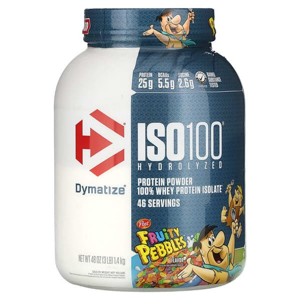 dymatize fruity pebbles, ISO 100 Hydrolyzed, 100% Whey Protein Isolate, Fruity Pebbles, 3 lb (1.4 kg) dymatize fruity pebbles, ISO 100 Hydrolyzed, 100% Whey Protein Isolate, Fruity Pebbles, 3 lb (1.4 kg)