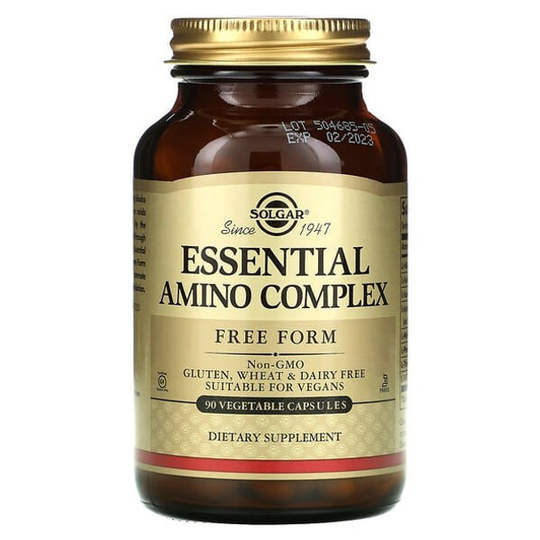 Solgar, Essential Amino Complex, 90 Vegetable Capsules Solgar, Essential Amino Complex, 90 Vegetable Capsules