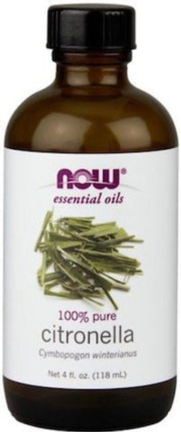 Now Foods Essential Oil Citronella 4 Oz, now essential oils