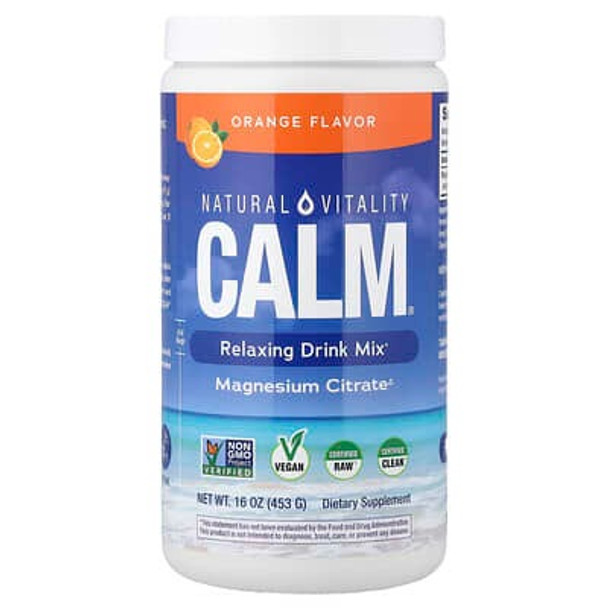 Natural Vitality, CALM®, Relaxing Drink Mix, Orange, 16 oz (453 g) Natural Vitality, CALM®, Relaxing Drink Mix, Orange, 16 oz (453 g)