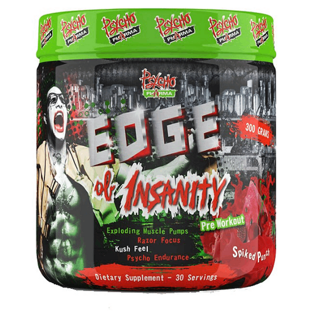 Psycho Pharma Edge of Insanity - 25 Servings - Spiked Punch