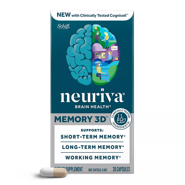 Neuriva Memory Dietary Supplement Capsules - 1 Dose - 30ct