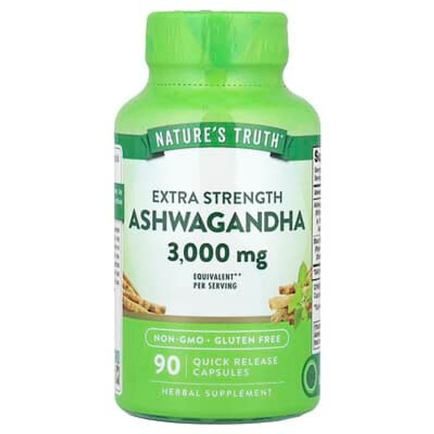 Nature's Truth, Ashwagandha, Extra Strength, 90 Quick Release Capsules