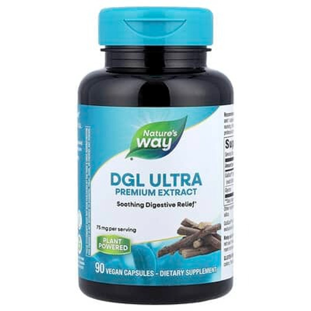 Nature's Way, DGL Ultra Premium Extract, 90 Vegan Capsules Nature's Way, DGL Ultra Premium Extract, 90 Vegan Capsules