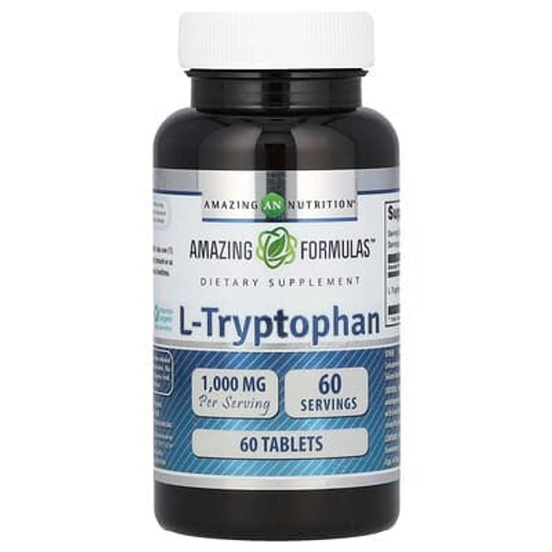 Amazing Nutrition, L-Tryptophan, 1,000 mg, 60 Tablets
