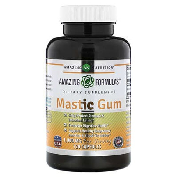 Amazing Nutrition, Mastic Gum, 120 Capsules (500 mg per Capsule)