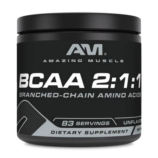 Amazing Muscle BCAA 2:1:1 Powder | Unflavored | 498 G | 83 Servings Amazing Muscle BCAA 2:1:1 Powder | Unflavored | 498 G | 83 Servings
