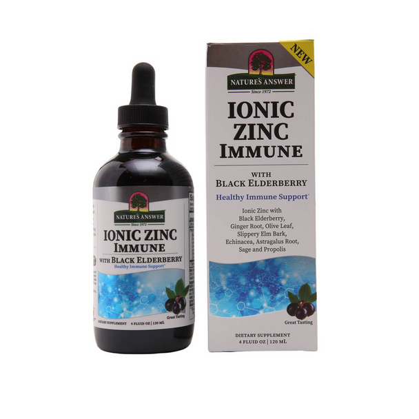 Ionic Zinc Immune with Black Elderberry - 4 fl. oz