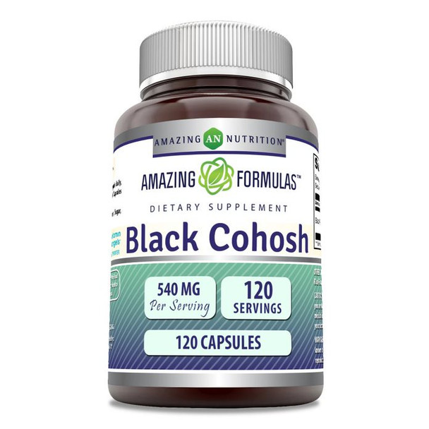 Amazing Formulas Black Cohosh | 540 Mg | 120 Capsules Amazing Formulas Black Cohosh | 540 Mg | 120 Capsules