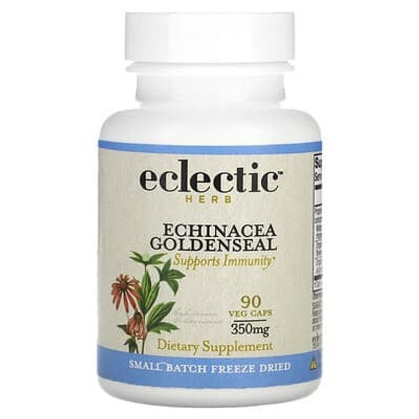 Eclectic Herb, Echinacea Goldenseal, 350 mg, 90 Veg Caps Eclectic Herb, Echinacea Goldenseal, 350 mg, 90 Veg Caps