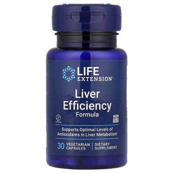 Life Extension, Liver Efficiency Formula, 30 Vegetarian Capsules