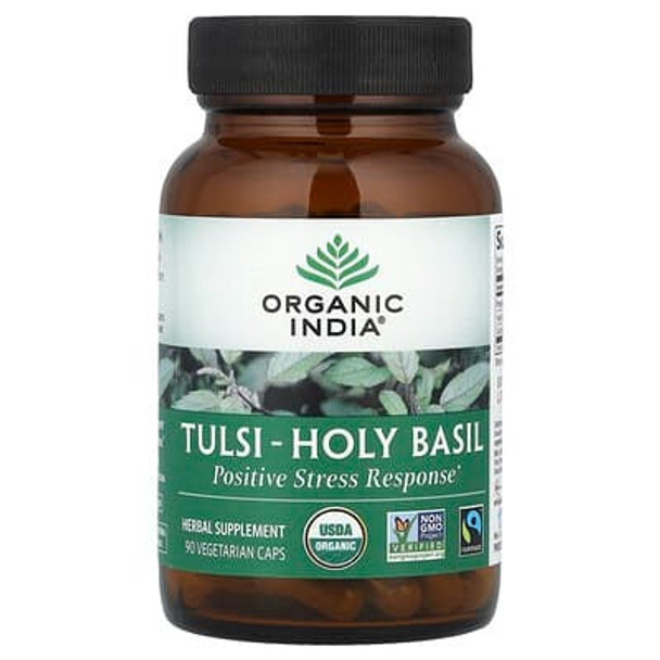 Organic India, Tulsi-Holy Basil, 90 Vegetarian Caps