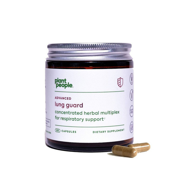 Lung Guard Organic Herbal Multiplex For Respiratory Support - 60 Capsules