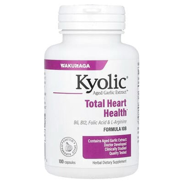 Kyolic, Aged Garlic Extract, Formula 108, 100 Capsules