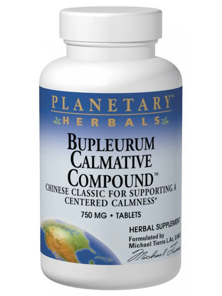 Planetary Herbals Bupleurum Calmative, Compound, 120 Tabs