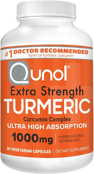 Qunol Extra Strength Turmeric 1000 mg Vegetarian 30 Capsules
