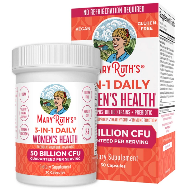 MaryRuth's, 3-in-1 Daily Women's Health , 50 Billion CFU, 30 Capsules