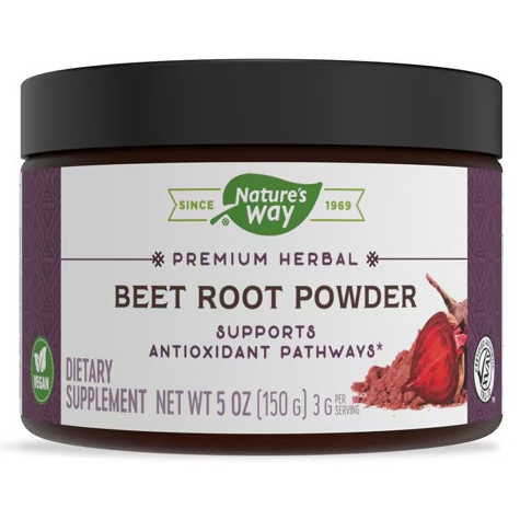 natures way beet root powder, Premium Herba- Supports Antioxidant Pathways Vegan -5 oz