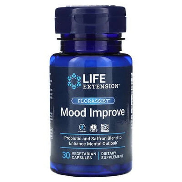 Life Extension, FLORASSIST Mood Improve, 30 Vegetarian Capsules