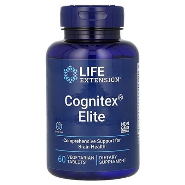 Life Extension, Cognitex Elite, 60 Vegetarian Tablets