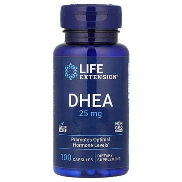 Life Extension, DHEA, 25 mg, 100 Capsules