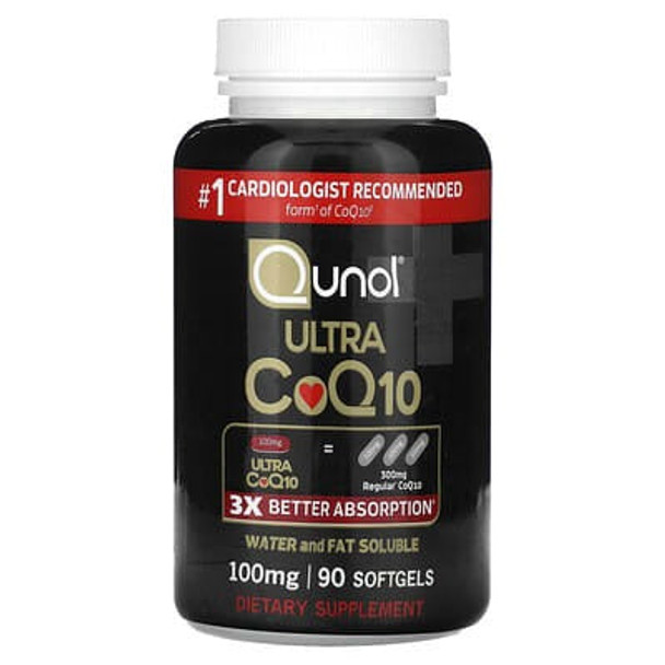 Qunol, Ultra CoQ10, 100 mg, 90 Softgels