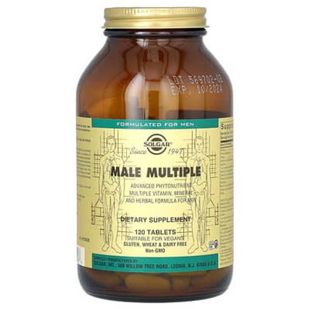 Solgar Male Multiple, 120 Tablets